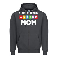 Smoke LIL Autism Mom Zipper Hoodie - CowhideDigitalArt