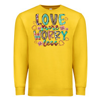Lemon love more worry less Premium Sweatshirt - RacoonDesign