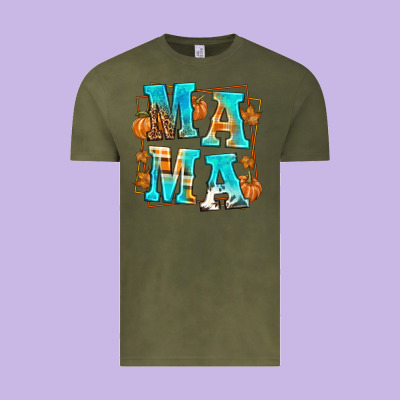 Fall Mama Vintage Tee Designed By Texasbilliewilder
