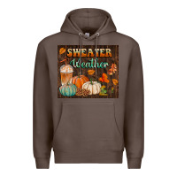 Coffee sweater weather tumbler Premium Hoodie - BundleAndBundleShop