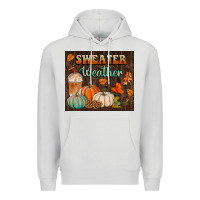 Dove Grey sweater weather tumbler Premium Hoodie - BundleAndBundleShop