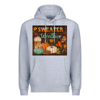 Heather Grey sweater weather tumbler Premium Hoodie - BundleAndBundleShop