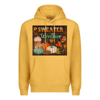 Mustard sweater weather tumbler Premium Hoodie - BundleAndBundleShop