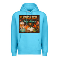 Ocean Blue sweater weather tumbler Premium Hoodie - BundleAndBundleShop