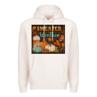 Pale Pink sweater weather tumbler Premium Hoodie - BundleAndBundleShop