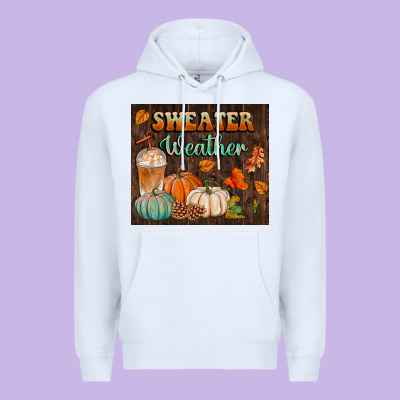 Sweater Weather Tumbler Premium Hoodie Designed By Bundleandbundleshop