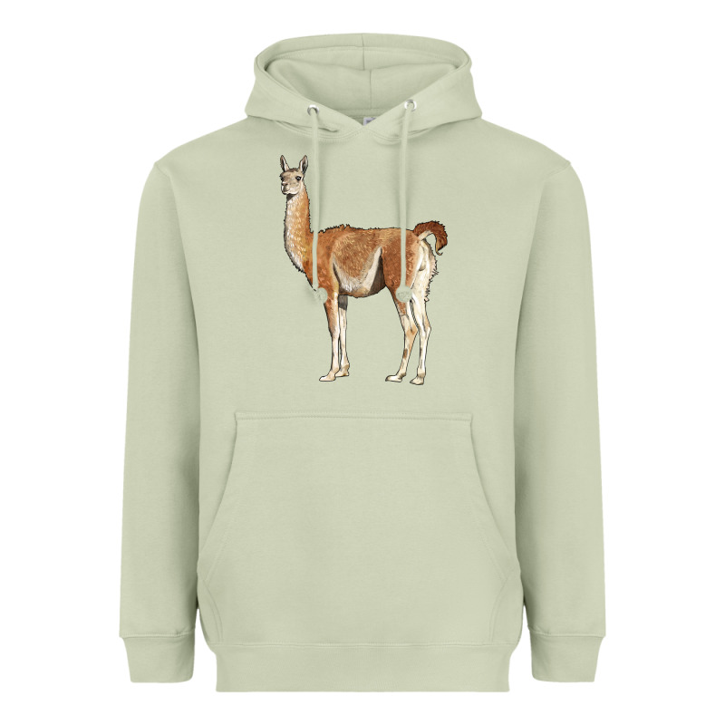 Guanaco Llama Heavyweight Hoodie by LillyAllenDesigns | Teevron