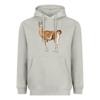 Moon Dust guanaco llama Heavyweight Hoodie - LillyAllenDesigns