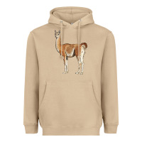 Mushroom guanaco llama Heavyweight Hoodie - LillyAllenDesigns