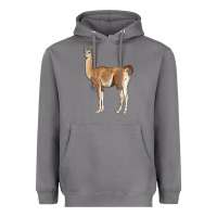 Storm guanaco llama Heavyweight Hoodie - LillyAllenDesigns