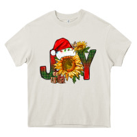 Cream joy christmas with sunflower bbs Heavy Core Tee - BundleAndBundleShop
