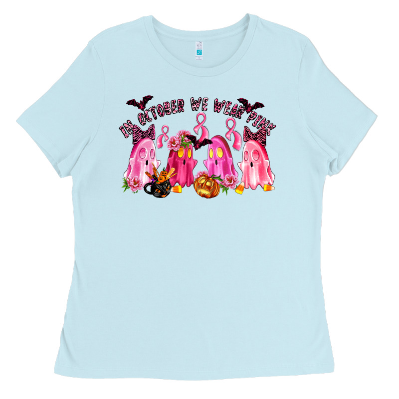 In October We Wear Pink Ladies Tee by LillyAllenDesigns | Teevron