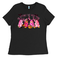 Black in october we wear pink Ladies Tee - LillyAllenDesigns
