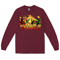 Burgundy black princess Long Sleeve Tee - CowGirlArtShop