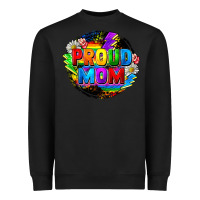 Black proud mom lgbt Heavyweight Sweatshirt - FaDigitalArtStudio