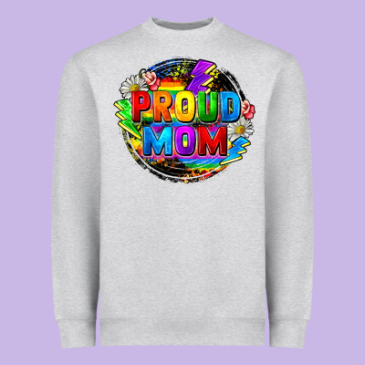 Proud Mom Lgbt Heavyweight Sweatshirt Designed By Fadigitalartstudio