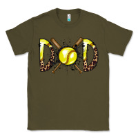 Army Green dad softball Classic Tee - RacoonDesign