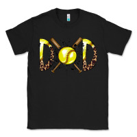 Black dad softball Classic Tee - RacoonDesign