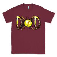 Burgundy dad softball Classic Tee - RacoonDesign