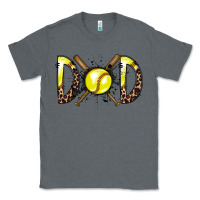 Charcoal Heather dad softball Classic Tee - RacoonDesign