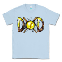 Dusty Blue dad softball Classic Tee - RacoonDesign