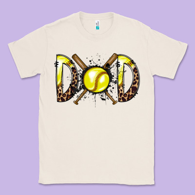 Dad Softball Classic Tee Designed By Racoondesign