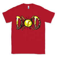 Red dad softball Classic Tee - RacoonDesign