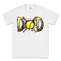 White dad softball Classic Tee - RacoonDesign