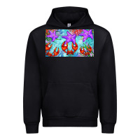 Black crab and starfish  cup Urban Hoodie - BarkalooDesign