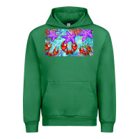 Emerald crab and starfish  cup Urban Hoodie - BarkalooDesign