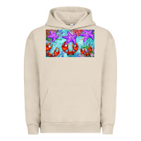 Pigment French Oak crab and starfish  cup Urban Hoodie - BarkalooDesign
