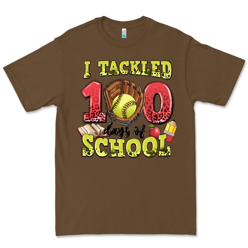 I Tackled Days Of School Softball Premium Tee by LillyAllenDesigns | Teevron