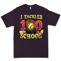 Plum i tackled days of school softball Premium Tee - LillyAllenDesigns