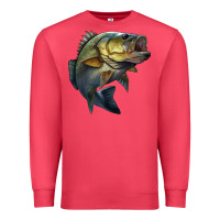 Cardinal jumping bass Premium Sweatshirt - LillyAllenDesigns