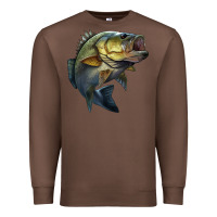 Chestnut jumping bass Premium Sweatshirt - LillyAllenDesigns