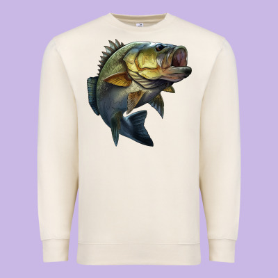 Jumping Bass Premium Sweatshirt Designed By Lillyallendesigns