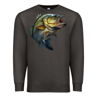 Smoke jumping bass Premium Sweatshirt - LillyAllenDesigns