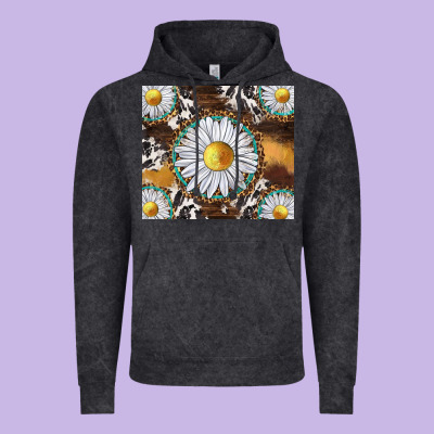 Western Daisy And Cowhide Tumbler Tbs Vintage Hoodie Designed By Tumblerdesignbyshophia