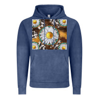 Vintage Denim western daisy and cowhide tumbler tbs Vintage Hoodie - TumblerDesignByShophia