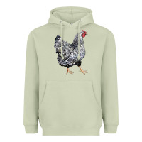 Matcha wyandotte chicken Heavyweight Hoodie - LillyAllenDesigns