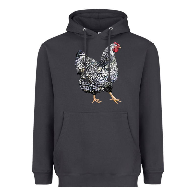 Wyandotte Chicken Heavyweight Hoodie by LillyAllenDesigns | Teevron