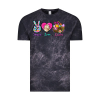 Cloud Black Peace love Easter Vintage Tee - NancyCooperArtShop