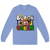 Colony Blue black queen Long Sleeve Tee - CowGirlArtShop