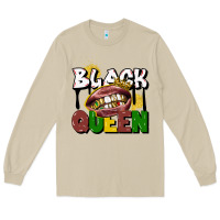 Mushroom black queen Long Sleeve Tee - CowGirlArtShop