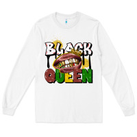 White black queen Long Sleeve Tee - CowGirlArtShop