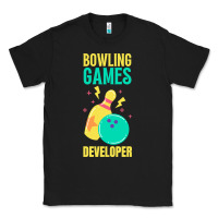 Black Bowling Games Developer Classic Tee - lanVoArt