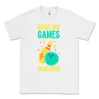 White Bowling Games Developer Classic Tee - lanVoArt