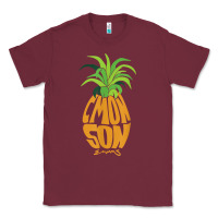Burgundy vintage psych pineapple of gus c'mon son! crazy lover gift t shirt Classic Tee - lanVoArt