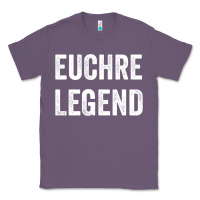 Lavender Euchre Legend Best Euchre Card Board Game Player Gift Classic Tee - lanVoArt