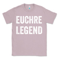 Lilac Euchre Legend Best Euchre Card Board Game Player Gift Classic Tee - lanVoArt